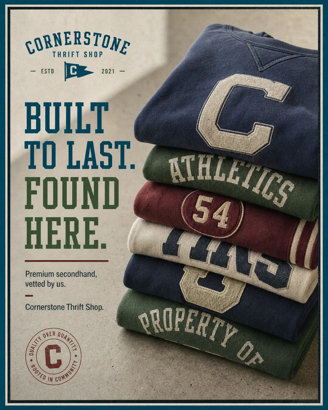Clothing store social post generated by Antle